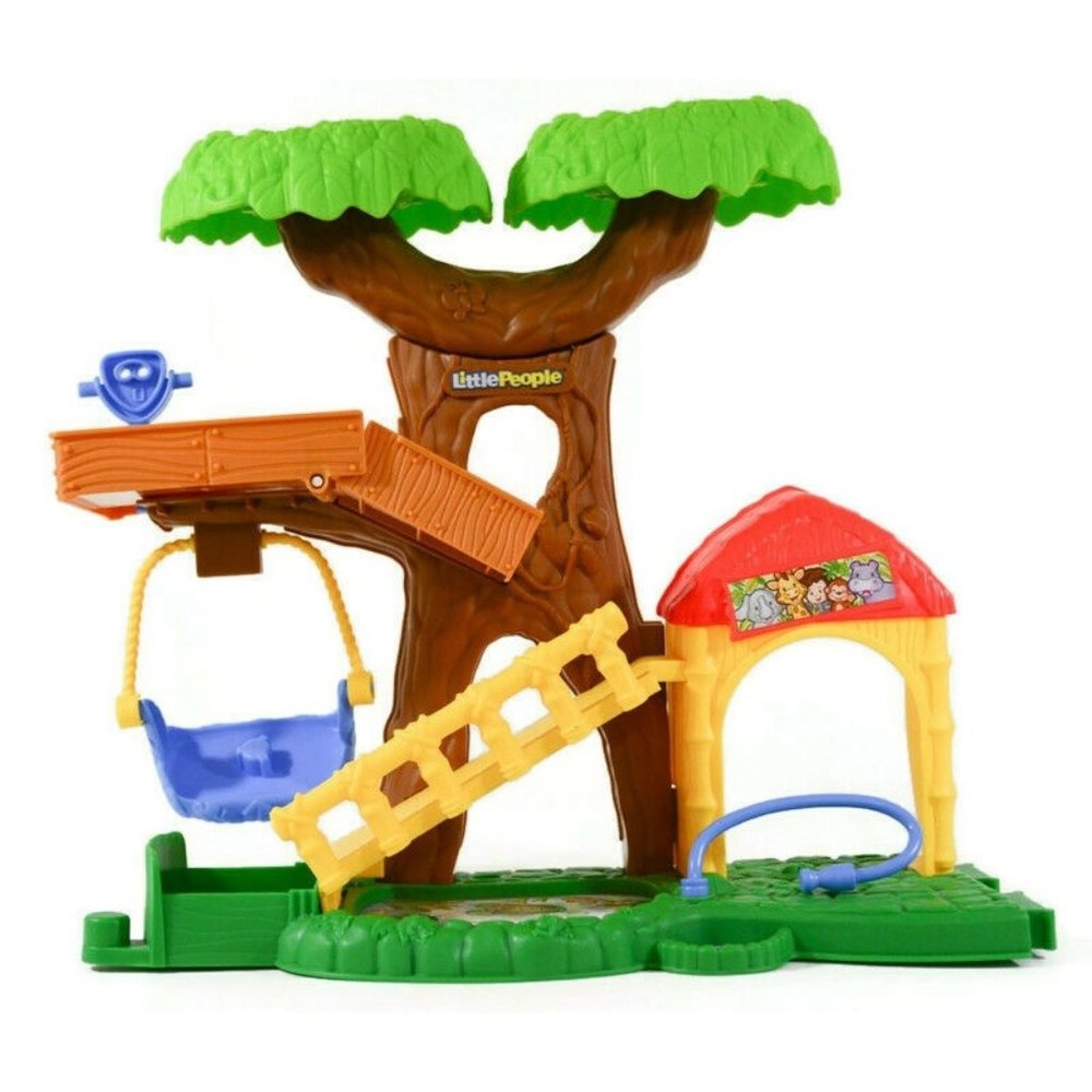Fisher Price Little People Big Animal Zoo Treehouse Playset Toy Only Incomplete